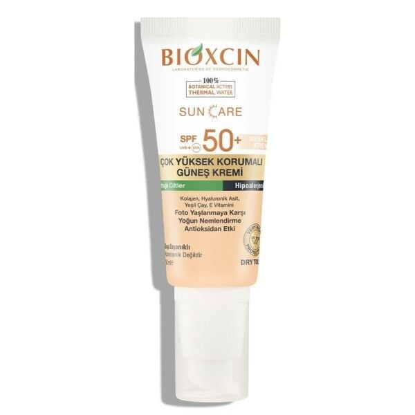 Bioxcin Sun Care Çok Yüksek Korumalı Yağlı Ciltler Için Renkli Güneş Kremi Spf 50+ 50 ml