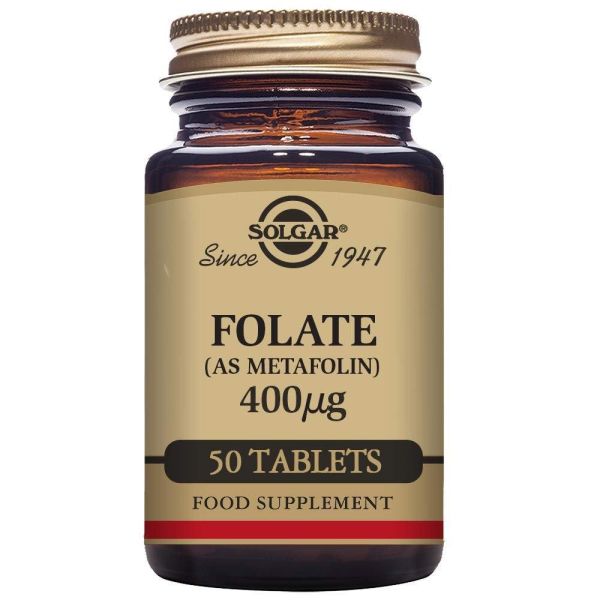 Solgar Folate ( As Metafolin ) 400 mcg 50 Tablet