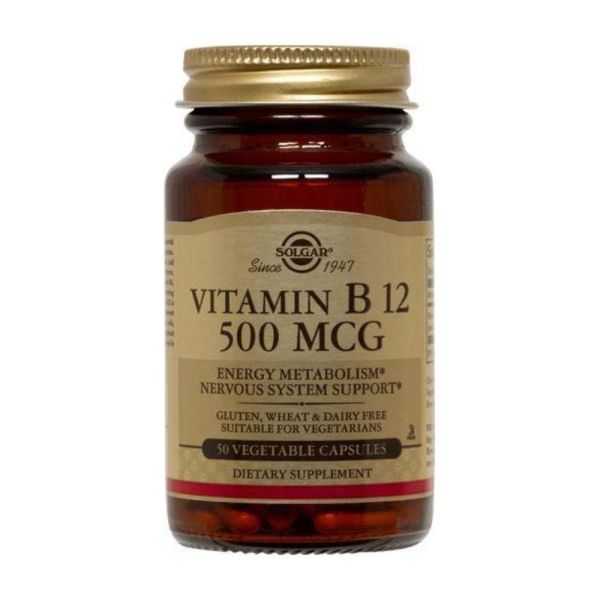 Solgar Vitamin B12 500 Mcg 50 Kapsül