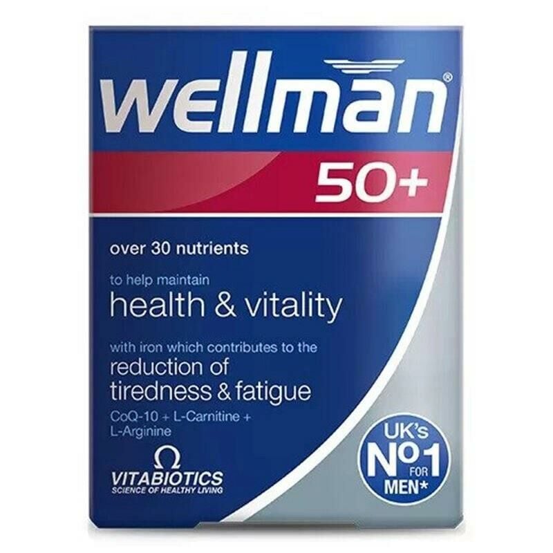 Vitabiotics Wellman 50+ Takviye Edici Gıda 30 Tablet