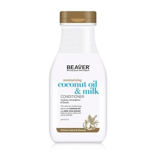 Beaver Coconut Oil Milk Moisturizing Saç Bakım Kremi 350 ml