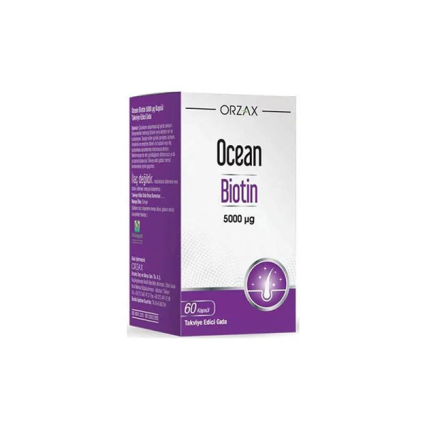 Ocean Biotin 5000ug 60 Kapsül