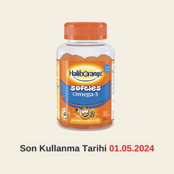 Haliborange Portakal Aromalı Omega-3 Destekli Multivitamin 60 Kapsül