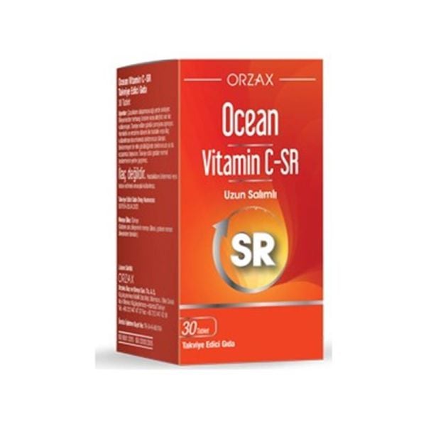 Orzax Ocean Vitamin C Sr 500 mg 30 Tablet