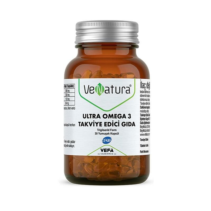 VeNatura Ultra Omega 3 Takviye Edici Gıda 30 Kapsül