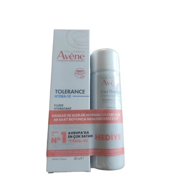Avene Tolerance Hydra-10 Nemlendirici Fluid 40ml + Termal Su 50 ml