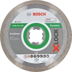 Bosch - X-LOCK - Standard Seri Seramik İçin Elmas Kesme Diski 125 mm