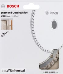 Bosch - Ekonomik Seri Genel Yapı Malzemeleri İçin Elmas Kesme Diski 125 mm Turbo