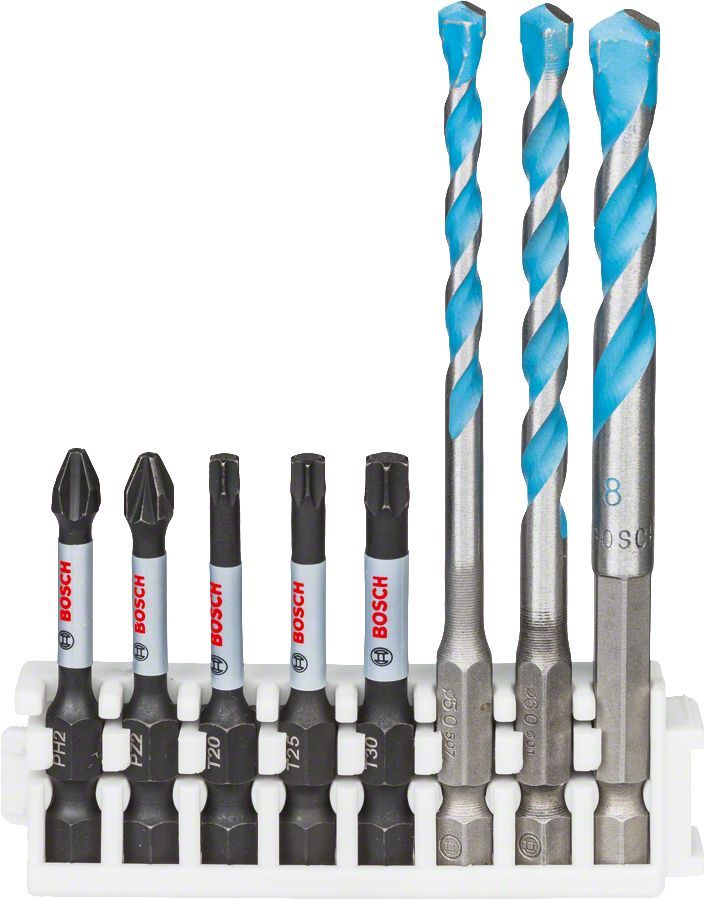 Bosch - Impact Control Serisi HEX-9 MC/Power Bit Karışık 8'li Set