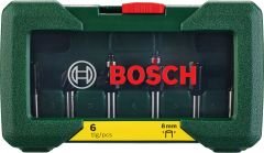 Bosch - 6 Parça Freze Seti 8 mm Şaftlı