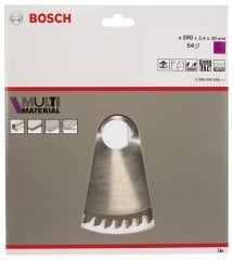 Bosch - Standard for Serisi Çoklu Malzeme için Daire Testere Bıçağı 190*30 mm 54 Diş