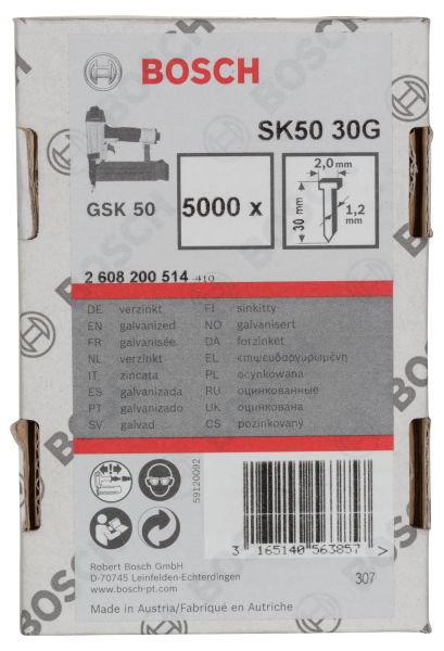 Bosch - GSK 50 Çivisi  30 mm 5000li