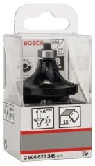 Bosch - Standard Seri Ahşap İçin Çift Oluklu, Sert Metal Bilya Yataklı Yuvarlama Frezesi 8*15*66 mm