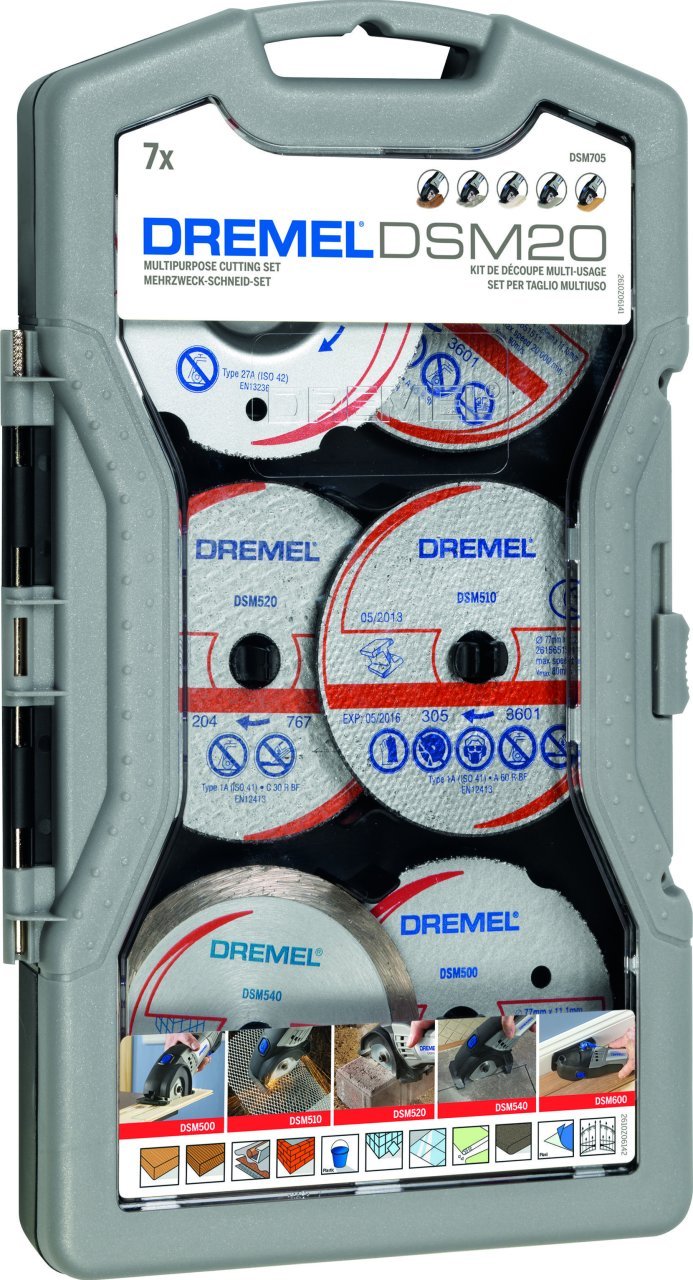 DREMEL® DSM20 çok amaçlı kesme kılavuzu seti (DSM705)