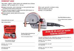 Rothenberger ROBEND 4000 Elektrikli Boru Bükme(12-15-18-22)