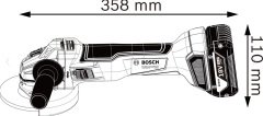 GWS 18V-10 Professional Akülü taşlama makinesi