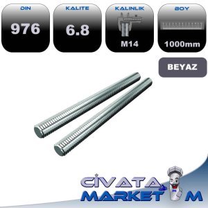 M14*1000 GİJON BEYAZ 6 KALİTE