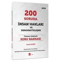 200 Soruda İnsan Hakları ve Demokratikleşme Tamamı Çözümlü Soru Bankası - Soysal Aygün