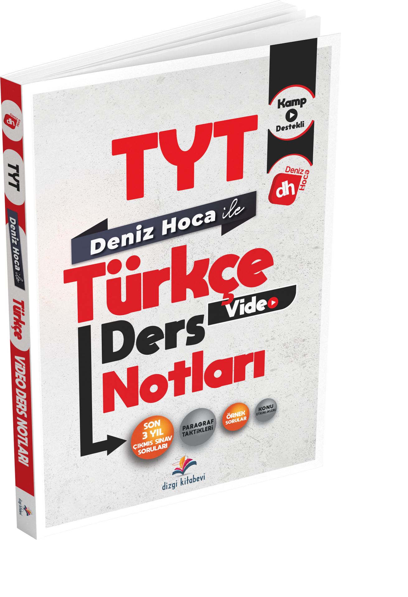 Dizgi Kitap Deniz Hoca TYT Türkçe Video Ders Kitabı 2024 - TYT Kamp Kitabı