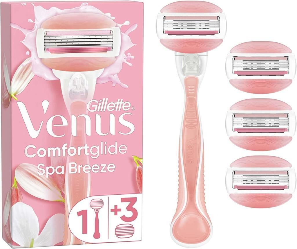 Gillette Venüs Comfortglide Spa Breeze Kadın Tıraş Makinesi + 4 Yedek Tıraş Bıçağı