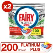 Fairy Platinum Plus 200 Yıkama Bulaşık Makinesi Deterjanı Kapsülü 100x2