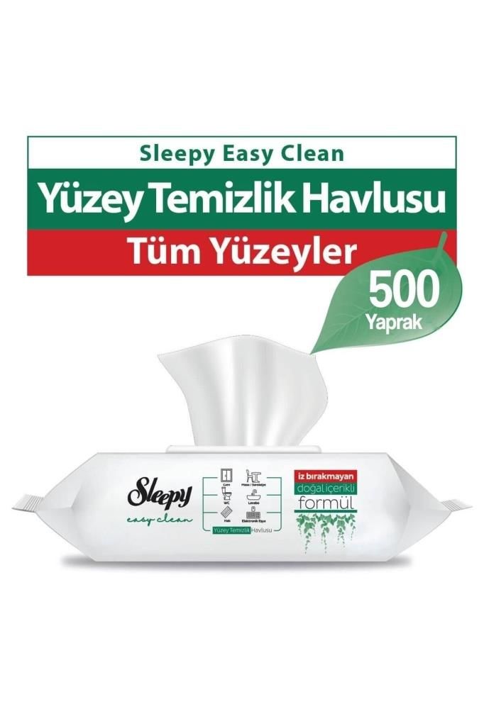 Sleepy Easy Clean Yüzey Temizlik Havlusu 500 Yaprak