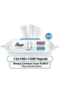 Sleepy Easy Clean Çamaşır Suyu Katkılı Yüzey Temizlik Havlusu 1200 Yaprak