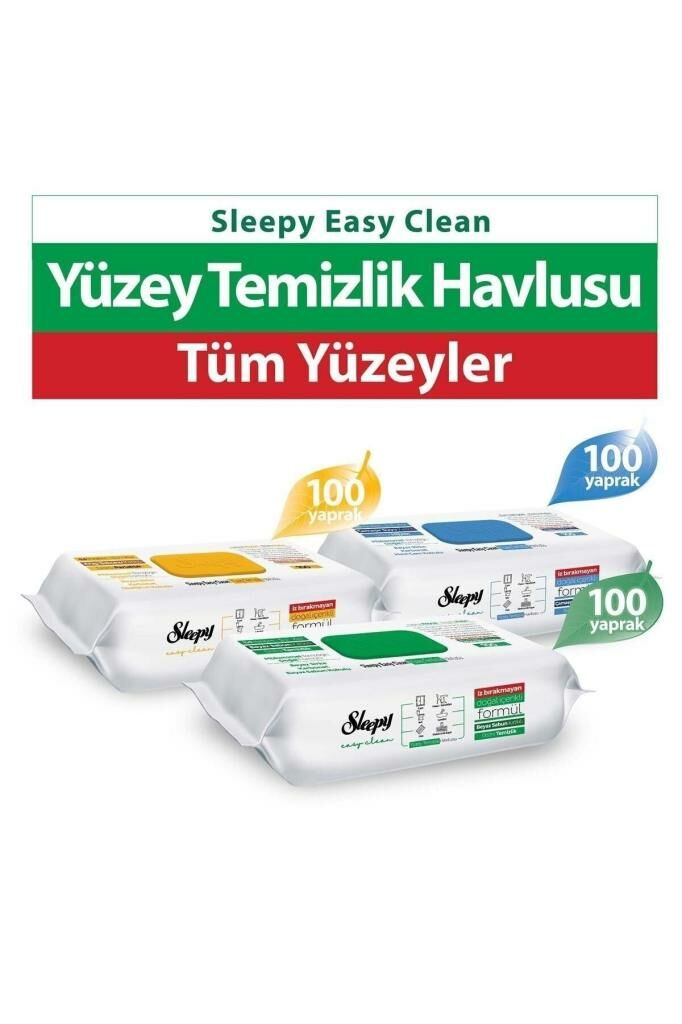 Sleepy Easy Clean Beyaz Sabun Çamaşır Suyu Arap Sabunu 300 Yaprak