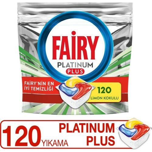 Fairy Platinum Plus 120'li Bulaşık Makinası Deterjanı Tableti / Kapsülü