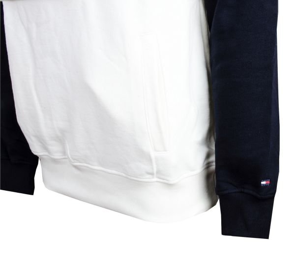 Tommy Hilfiger Erkek Sweatshirt Yandan Cepli Yarım Fermuarlı Kapşonlu Organik Pamuk//Regular Fit Erkek Sweatshirt Yandan Cepli Yarım Fermuarlı Kapşonlu Organik Pamuk