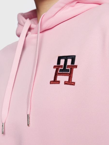 Tommy Hilfiger MONOGRAM HOODIE DESERT SKY BAYAN SWEATSHİT