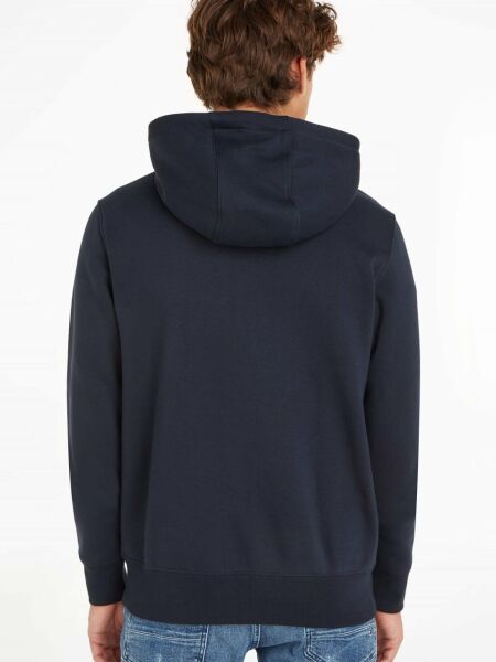 Tommy Hilfiger Erkek Fermuarlı Kapüşonlu Sweatshirt Regular Fit/SİYAH MW0MW31507