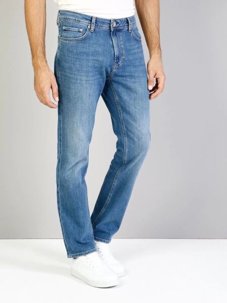 045 Colin''s Davıd Orta Bel Rahat Paça Regular Fit // Mavi Erkek Jean Pantolon