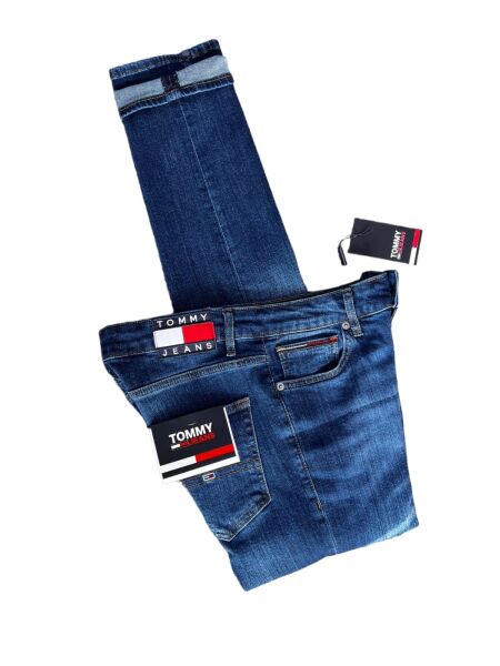 Tommy Hilfiger ERKEK AUSTIN SLIM TPRD JEAN PANTOLON