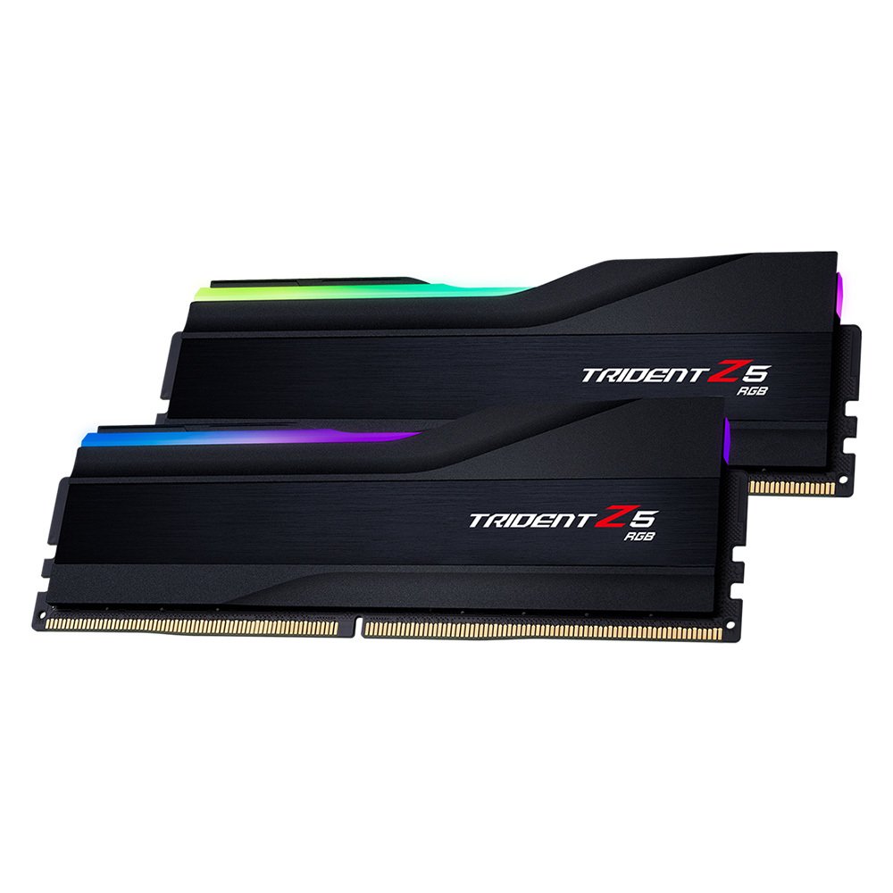 GSKILL Trident Z5 RGB Siyah DDR5-5600Mhz CL36 32GB (2X16GB) DUAL (36-36-36-76) 1.2V Bellek Kiti