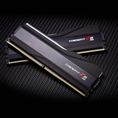 GSKILL Trident Z5 RGB Siyah DDR5-5600Mhz CL40 32GB (2X16GB) DUAL (40-40-40-76) 1.2V Bellek Kiti