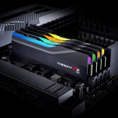 GSKILL Trident Z5 RGB Siyah DDR5-6000Mhz CL36 32GB (2X16GB) DUAL (36-36-36-76) 1.3V Bellek Kiti