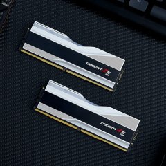 GSKILL Trident Z5 RGB Silver DDR5-6000Mhz CL40 32GB (2X16GB) DUAL (40-40-40-76) 1.3V Bellek Kiti
