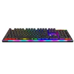 GameBooster G906B Spectrum Rainbow Aydınlatmalaı Bileklikli Mekanik Oyun Klavyesi