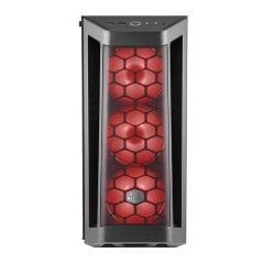 CM MasterBox MB511 600W 3x120mm Kırmızı Led Fanlı Mesh Ön Panel Pencereli MidTower Kasa