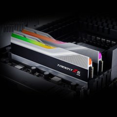 GSKILL Trident Z5 RGB Silver DDR5-6400Mhz CL32 32GB (2x16GB) DUAL (32-39-39-102) 1.4V Bellek Kiti