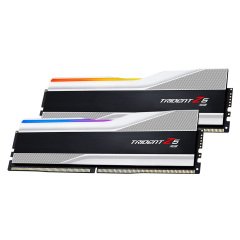 GSKILL Trident Z5 RGB Silver DDR5-6000Mhz CL36 32GB (2x16GB) DUAL (36-36-36-96) 1.35V Bellek Kiti