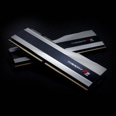 GSKILL Trident Z5 RGB Silver DDR5-6000Mhz CL40 32GB (2x16GB) DUAL (40-40-40-96) 1.35V Bellek Kiti