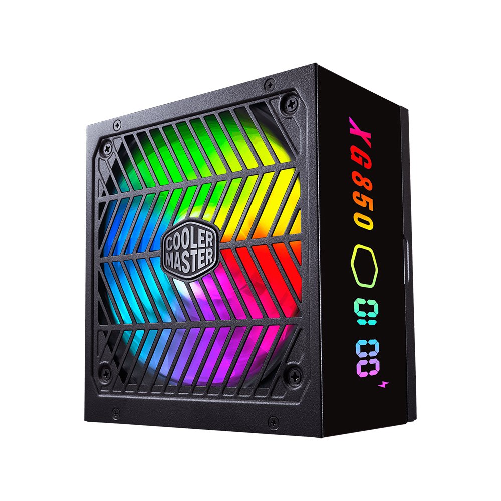 Cooler Master XG PLUS 850W RGB 80+ Platinum Full Modüler, Dijital Panel PSU