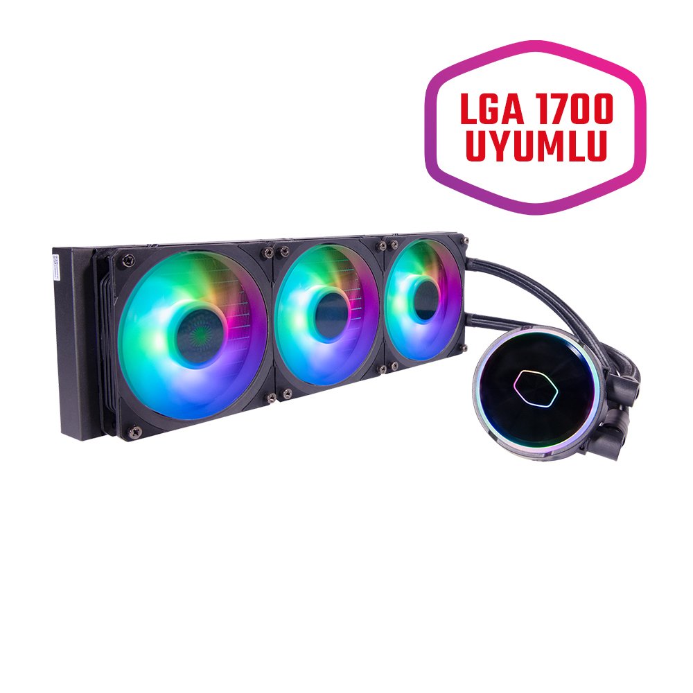 CM MasterLiquid PL360 Flux ARGB Led Fanlı İşlemci Sıvı Soğutma Kiti (İntelAM4 destekli)