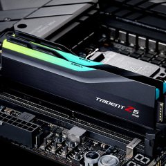 G.SKILL Trident Z5 RGB Siyah DDR5-6800Mhz CL34 32GB (2x16GB) DUAL (34-45-45-108) 1.4V Bellek Kiti