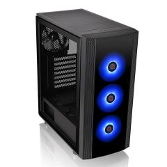 Thermaltake Versa J25 TG 120*3 Fanlı RGB Edition Siyah MidTower Oyuncu Kasası (PSU yok)