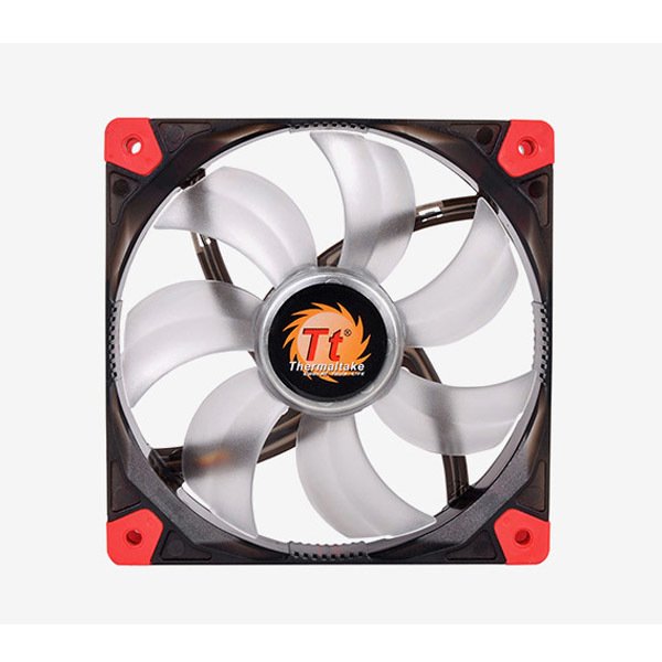 Thermaltake Luna Anti-vibration 120 mm Kırmızı LED'li Sessiz Fan
