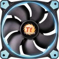 Thermaltake Riing 12cm Yüksek Statik Basınçlı Mavi Halka Ledli Kasa&Radyatör Fanı