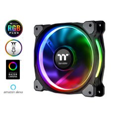 Thermaltake Riing Plus 120mm RGB Led'li, Yüksek Statik Basınçlı,Titreşim Önleyici Kasa&Radyatör Fanı